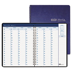 COU ** Weekly Appointment Book, Half-Hour Appointments, 8-1/2 x 8-1/4, Blue, at Sears.com