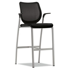 COU ** Nucleus Series Caf-Height Stool, Black ilira-stretch M4 Back, Black Se at Sears.com