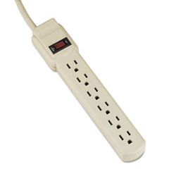 COU ** Six-Outlet Power Strip, 4-Foot Cord, 1-15/16 x 10-3/16 x 1-3/16, Ivory at Sears.com
