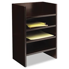 COU ** Mira Series Wood Veneer Hutch Letter Tray, 17w x 10d x 22H, Espresso at Sears.com
