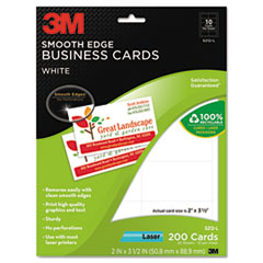 COU ** Smooth Edge Business Cards, Laser, 2 x 3 1/2, White, 200/PK at Sears.com