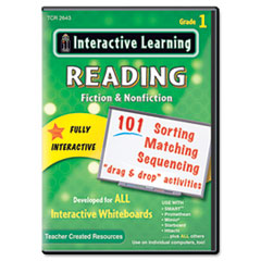 COU ** Interactive Learning Software: Reading Fiction and Nonfiction, Grade 1 at Sears.com