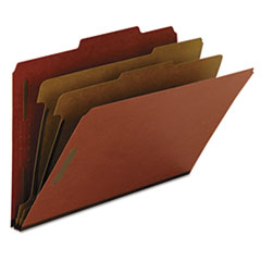 COU ** Pressboard Classification Folder, 2" Exp, 2 dividers, Legal, Red, 10/B at Sears.com