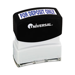 COU ** Message Stamp, for DEPOSIT ONLY, Pre-Inked/Re-Inkable, Blue at Sears.com