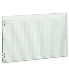 COU ** Accounting Sheets, 24 Columns, 11 x 17, 100 Loose Sheets/Pack, Green at Sears.com