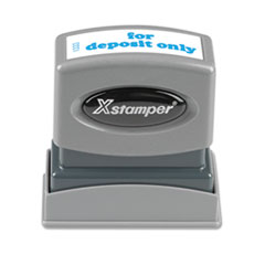 COU ** Title Message Stamp, for DEPOSIT ONLY, Pre-Inked/Re-Inkable, Blue at Sears.com
