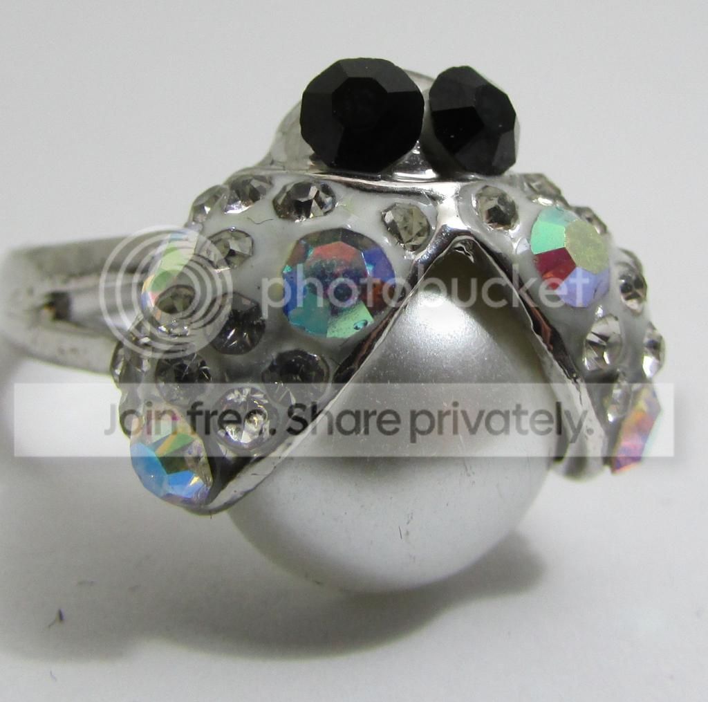 Philly Cosmetics Pearl Beetle Ring Fashion Ring Size 10.25 at Sears.com