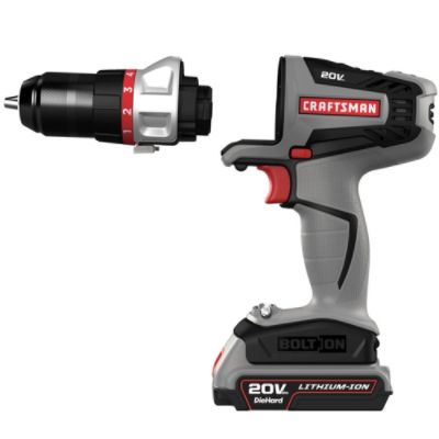 Craftsman Refurbished Bolt-On  20 Volt MAX* Lithium Ion Drill/Driver Kit at Sears.com