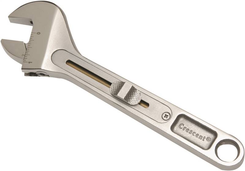 Crescent Adjustable Wrench - Crescent AC8NKWMP Rapidslide Adjustable Wrenches - WRENCH ADJUST 8INCH RAPIDSLIDE - ORG
