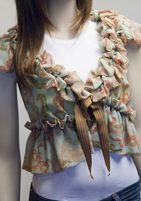James Coviello Bed Ruffle Womens Jacket Mint Multi Size 8 at Sears.com