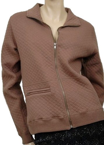 Top Threads Sportswear Zipper Womens Jackets Chestnut Brown Size S at Sears.com