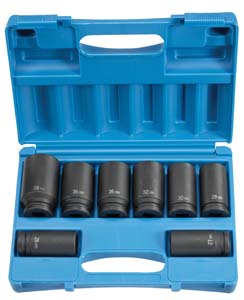 Grey Pneumatic Corp. 3/4 Drive 8 Piece Deep Metric Set