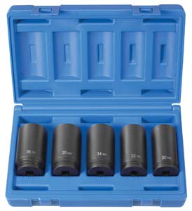 Grey Pneumatic Corp. 1/2 Drive 5 Piece Spindle Nut Set