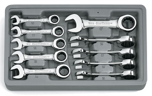 Apex Tools 10 Piece Metric Stubby Combination Ratcheting Wrench at Sears.com