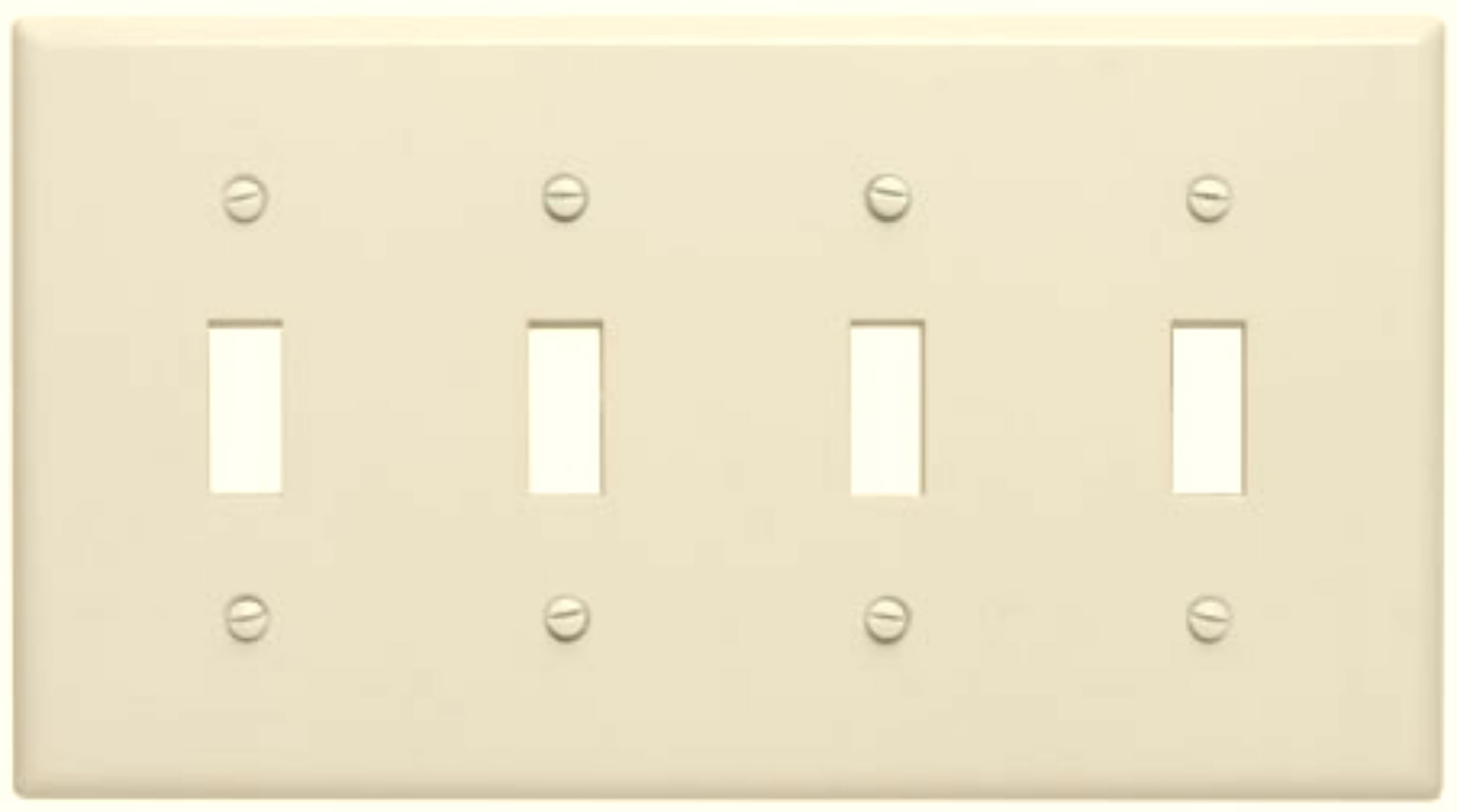 Air-Tite Ivory Quad Switch Cover AIR009-IVORY Air-Tite Ivory Quad Switch Cover AIR009-IVORY