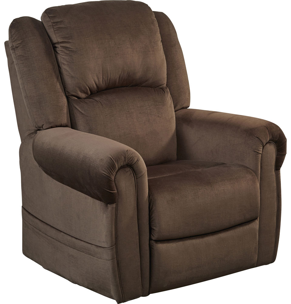 Catnapper Spencer 4859 Lay Flat Lift Chair With Power Headrest Catnapper Spencer 4859 Lay Flat Lift Chair With Power Headrest Chocolate Curbside Delivery