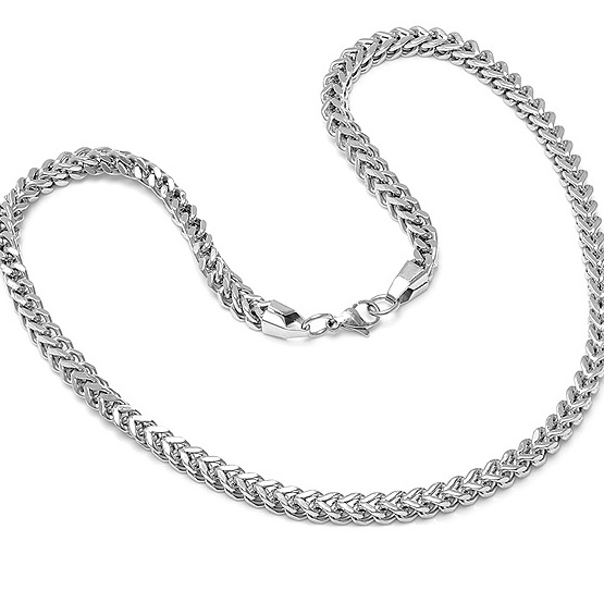 MLG Jewelry Mens Solid 24 inch Stainless Steel Silver Color Link Chain Necklace at Sears.com