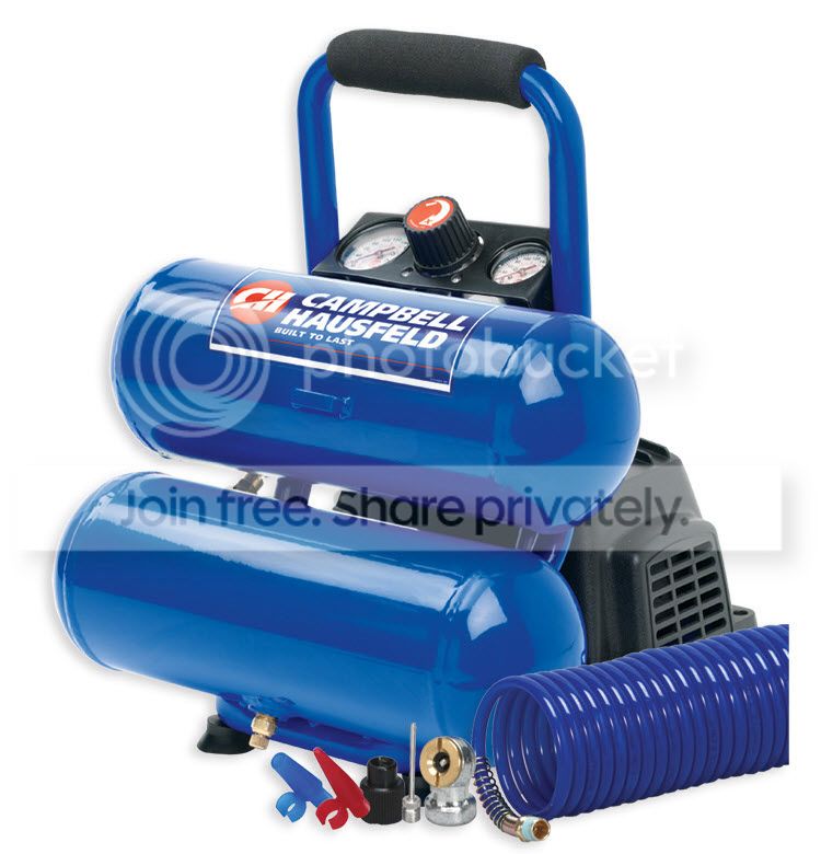 Campbell Hausfeld 2 Gallon Twinstack Portable Air Compressor & Accessories Kit FP2095 (Factory Reconditioned with 1 Yr Warranty) at Sears.com