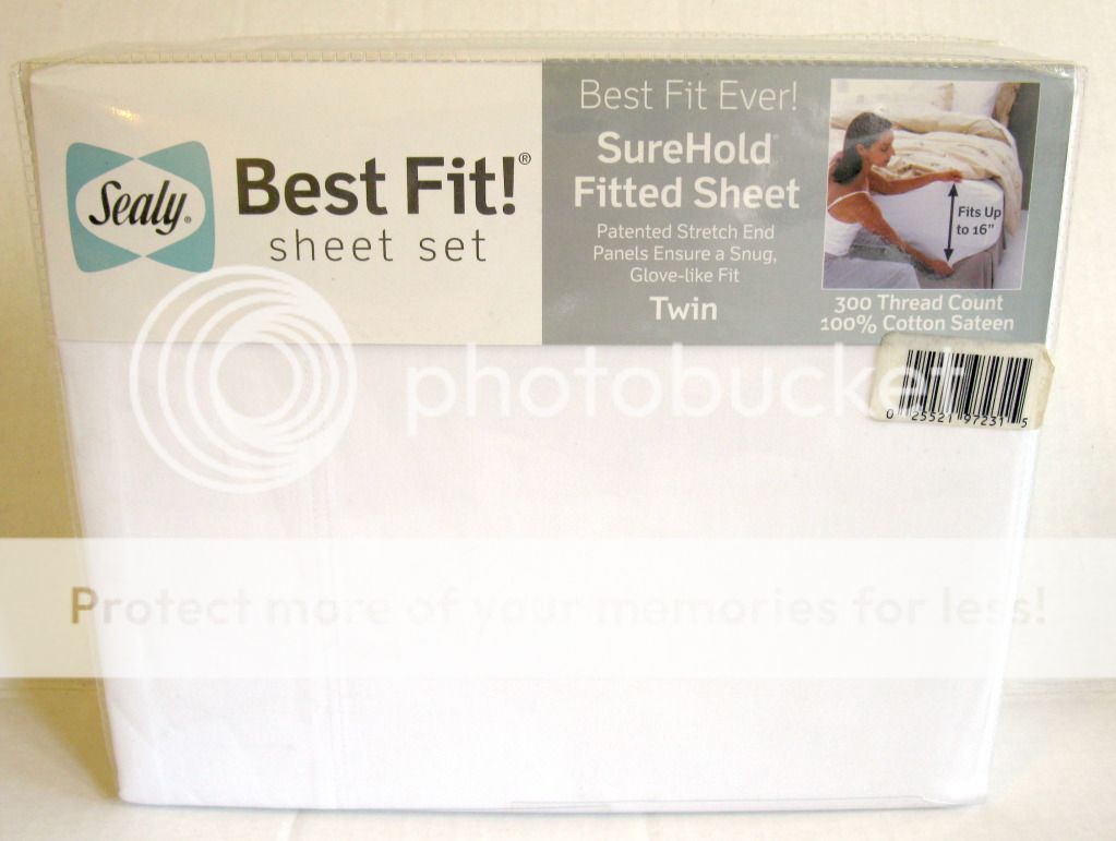 Sealy Best Fit Sheet Set TWIN White at Sears.com