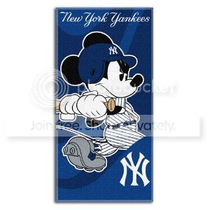 Disney New York Yankees Mickey Mouse Beach Towel 30"x60" at Sears.com