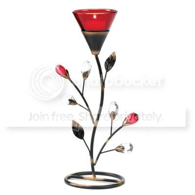 FM Gifts RUBY BLOSSOM TEALIGHT HOLDER at Sears.com