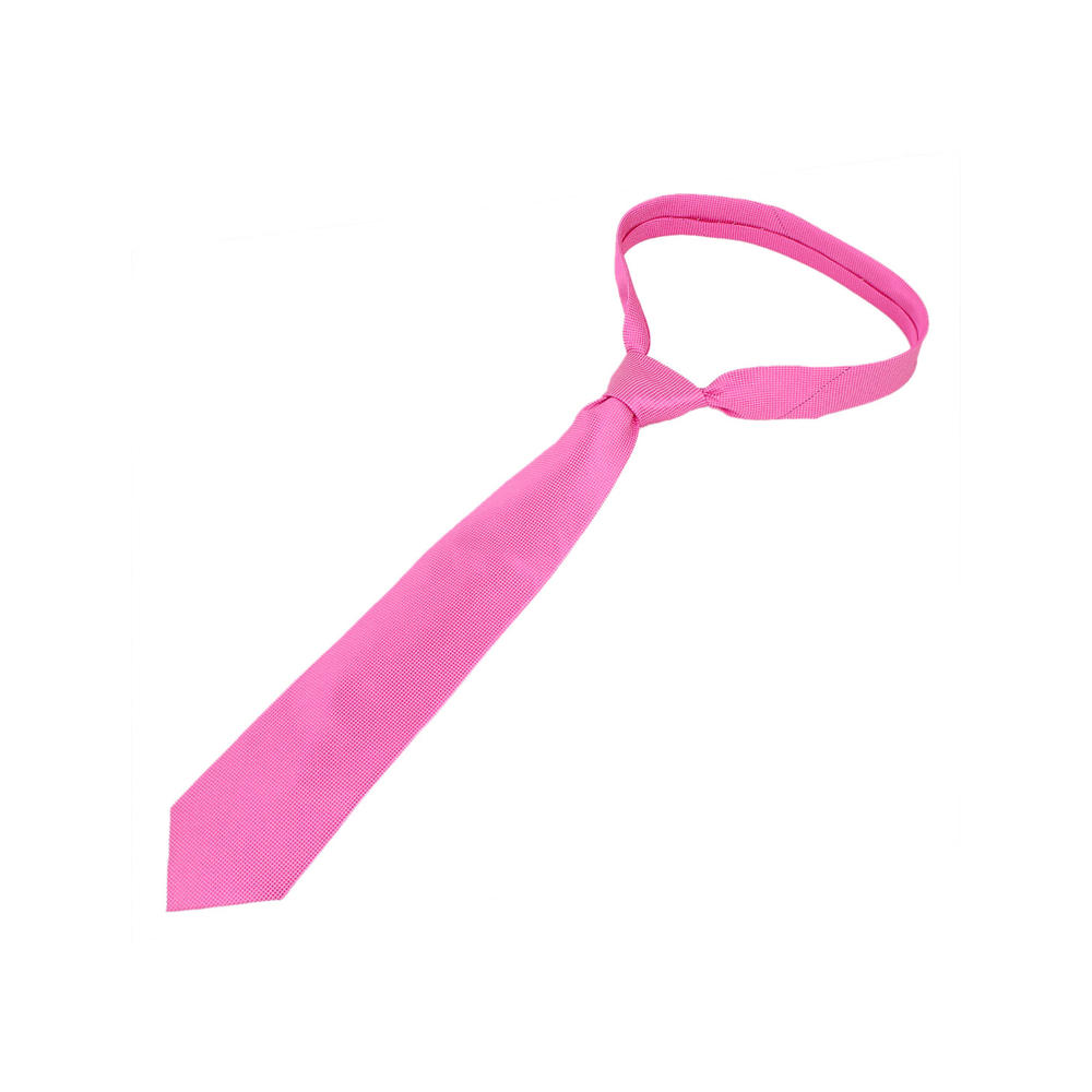 Office Bussiness Men 8.5cm Width Polyester Neckwear Neck Tie Pink