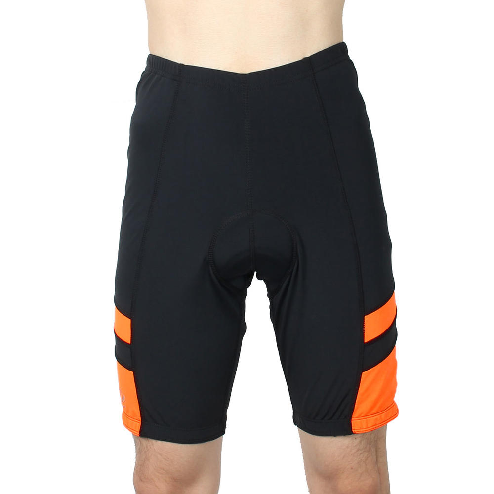 Unique Bargains JING TANG Authorized Breathable Underpants Half Pants Cycling Shorts Orange W30