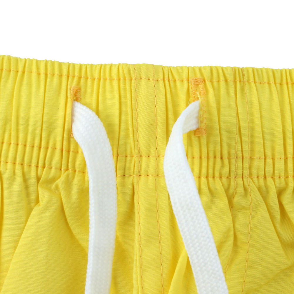 Unique Bargains Chetstyle Authorized Men Summer Surfing Casual Shorts Swim Trunks Yellow W 26
