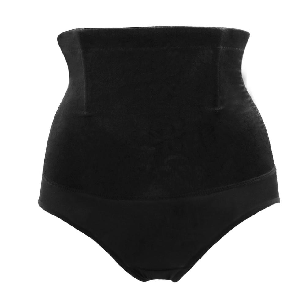 Unique Bargains Size XXXL Black Women Body Shaper Underwear Abdomen Tummy Waist Shaping Belly Control Pants Shapewear