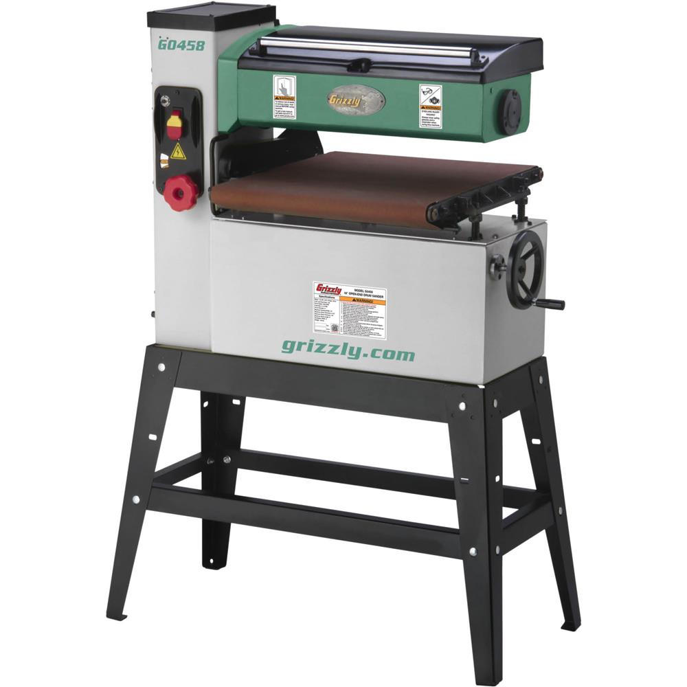 Grizzly 18" 1-1/2 HP Single-Phase Open End Drum Sander at Sears.com