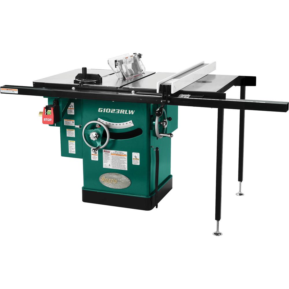 Grizzly 10" 3 HP 220V Cabinet Left-Tilting Table Saw at Sears.com