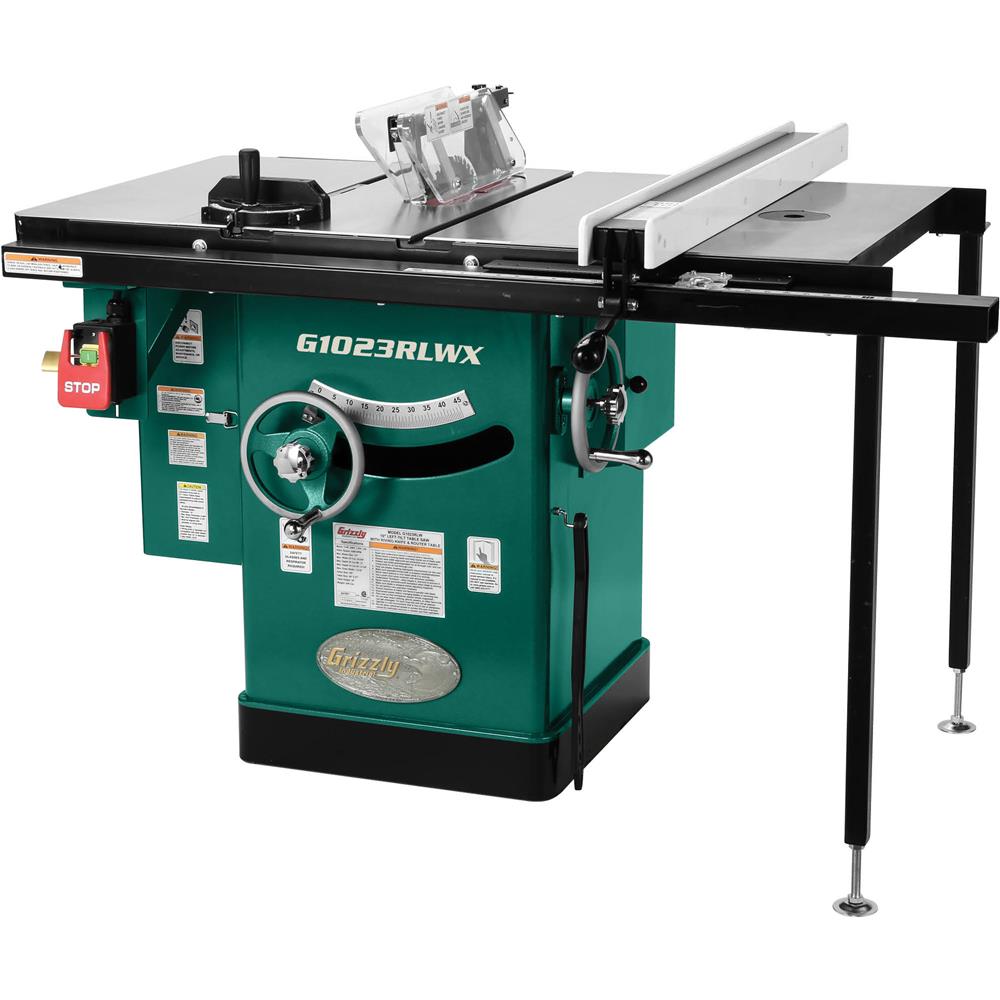 Grizzly 10" 5 HP 220V Cabinet Left-Tilting Table Saw at Sears.com