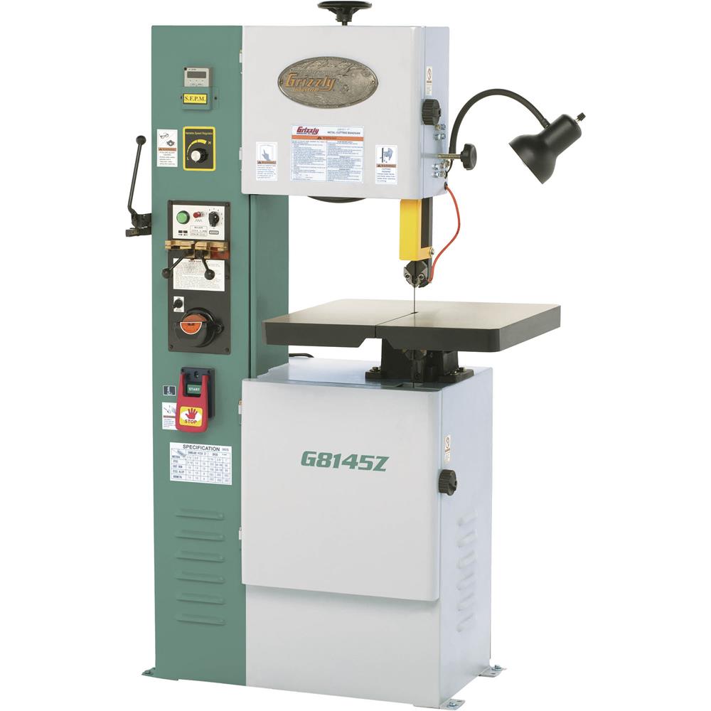 Grizzly 14-1/8" VS Vertical Metal-Cutting Bandsaw with Inverter at Sears.com