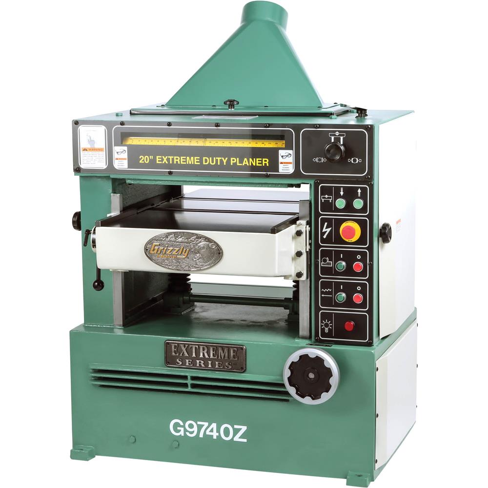 Grizzly 20" Planer w/ 7-1/2 HP 3-Phase Motor & Spiral Cutterhead at Sears.com