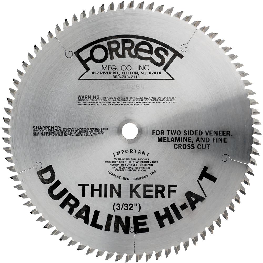 Forrest 10" x 5/8" 80t HI-At .100 Laminates Veneer Blade at Sears.com