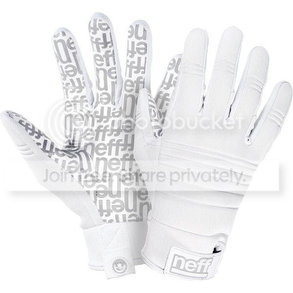 NEFF Daily Pipe Gloves - White - Size (L) at Sears.com