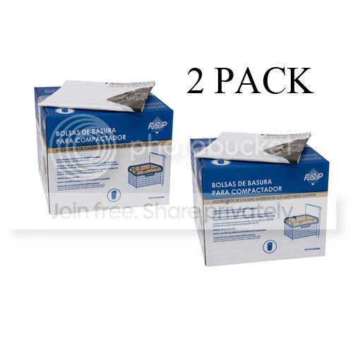 Whirlpool 2 Boxes Whirlpool W10165294RB 15-Inch Plastic Compactor Bags with Odor Remover 60-Pack at Sears.com
