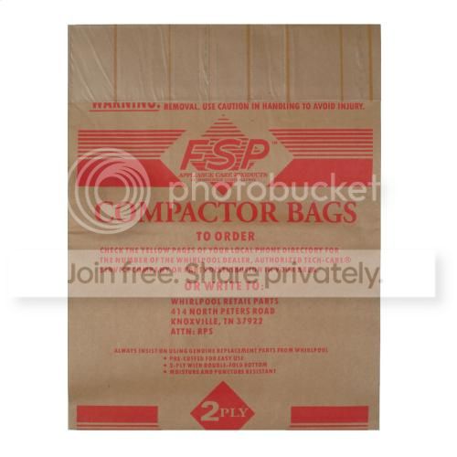 by Whirlpool Whirlpool 675186 Trash Compactor Bags 12BGs at Sears.com