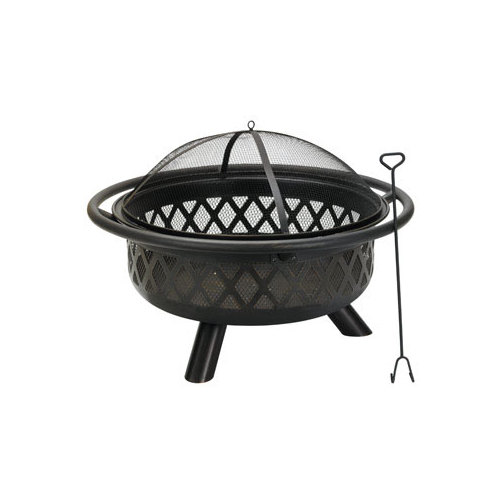 Upc 843518061053 Living Accents Crest Round Firepit Mfg
