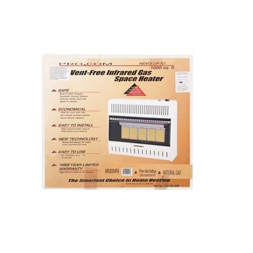 UPC 800084000053 product image for PRO-COM FIVE PLAQUE NATURAL GAS WALL HEATER | upcitemdb.com
