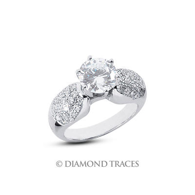 Diamond Traces 0.97 Carat Total D-VS2 Very Good AGI Cert Round Natural Diamond Platinum 950 Vintage Style Engagement Ring Diamond Traces 0.97 Carat Total D-VS2 Very Good AGI Cert Round Natural Diamond Platinum 950 Vintage Style Engagement Ring