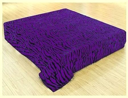 UPC 849566000235 product image for Purple/Black Zebra Plush&Cozy Travel Size Fleece Mega Throw Reversible Blanket | upcitemdb.com