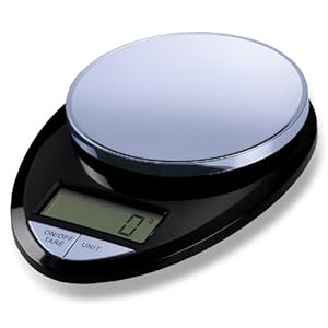 EatSmart Precision Pro - Multifunction Digital Kitchen Scale w/ Extra Large LCD and 11 Lb. Capacity, Black Chrome at Sears.com