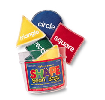 UPC 765023007541 product image for Learning resources ler0543 bean bags shape 8/pk, Price/EA | upcitemdb.com