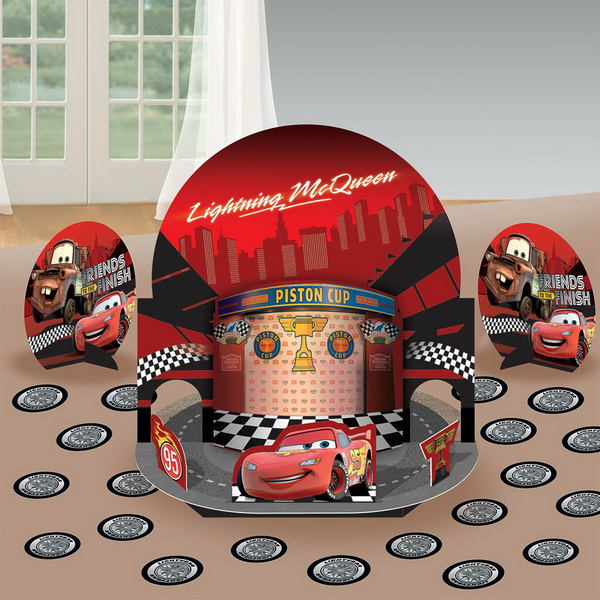 UPC 726528311984 product image for Hallmark 231649 Disney Cars Dream Party Tabletop Decorations - Color: Rainbow | upcitemdb.com