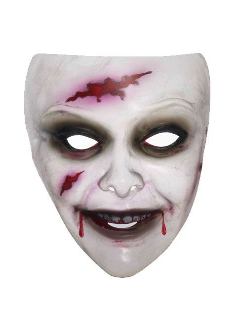 FORUM NOVELTIES 66685 Transparent Zombie Mask for Women