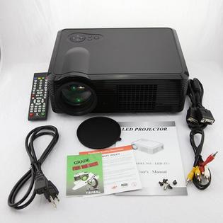 DB Power HD 1080P Home Theatre LED Projector 30000Hours 800*600 2000Lumens HDMI TV SD black DB Power HD 1080P Home Theatre LED Projector 30000Hours 800*600 2000Lumens HDMI TV SD black