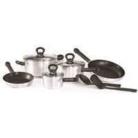 T-fal Corporation 10PC SATIN&GLASS COOKWARE SET