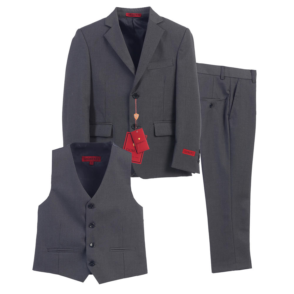 Charcoal Boy's Formal Suit Set, 2T - 20