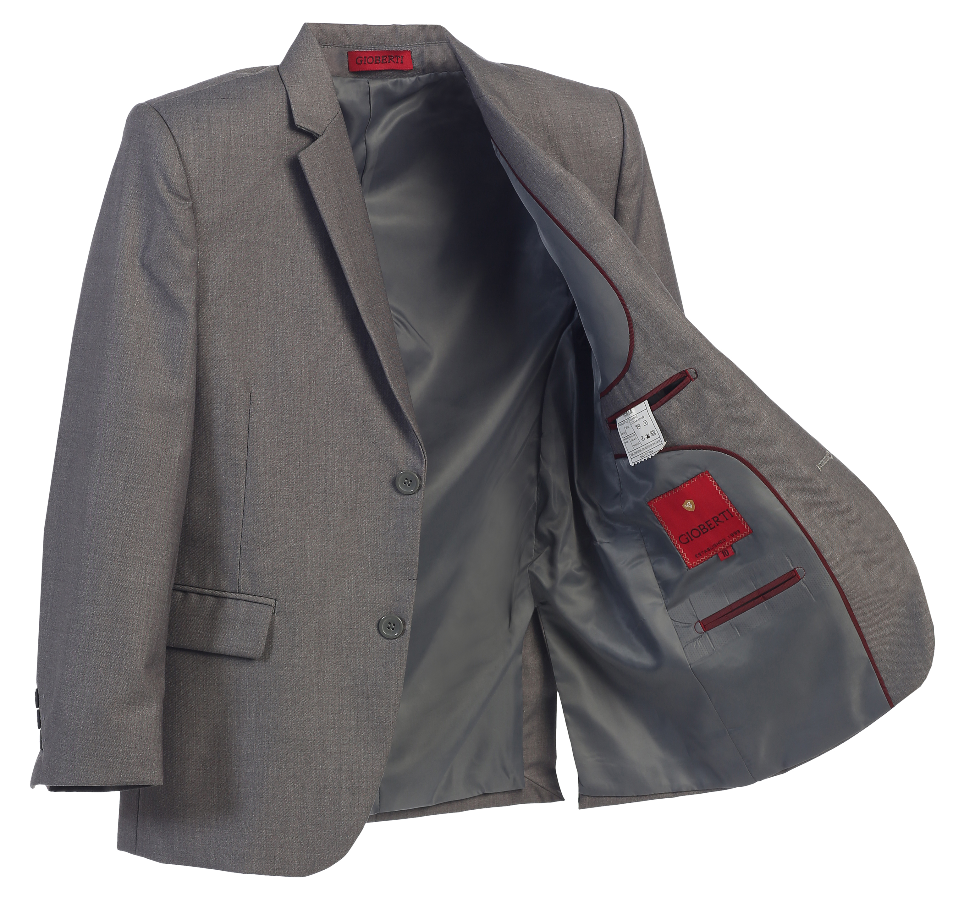 Gray Boy's Formal Suit Set, 2T - 20